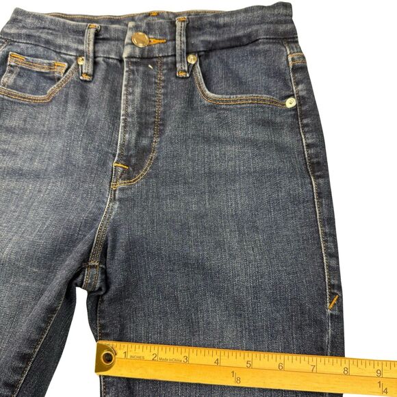 Good American Good Legs Jeans 2/26 Blue Ultimate Skinny Mid-Rise GL899T - Picture 10 of 14
